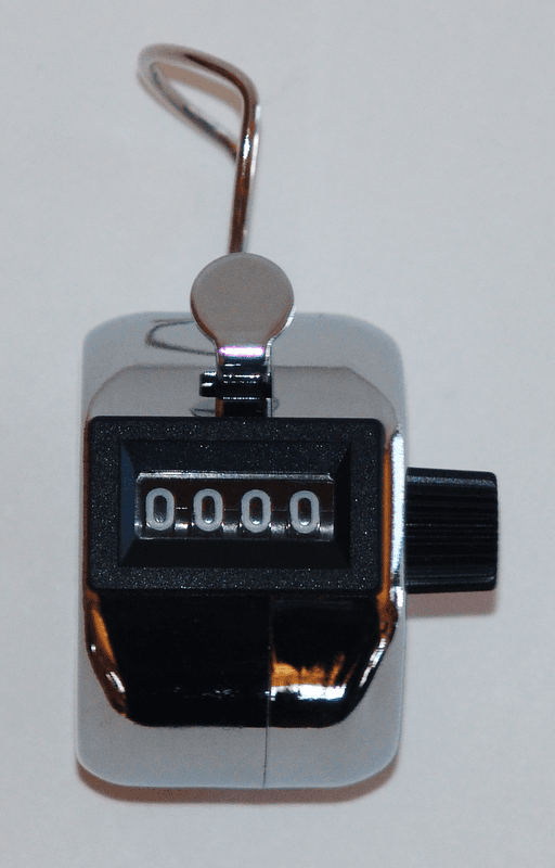 4-DIGIT NUMBER HAND COUNTER