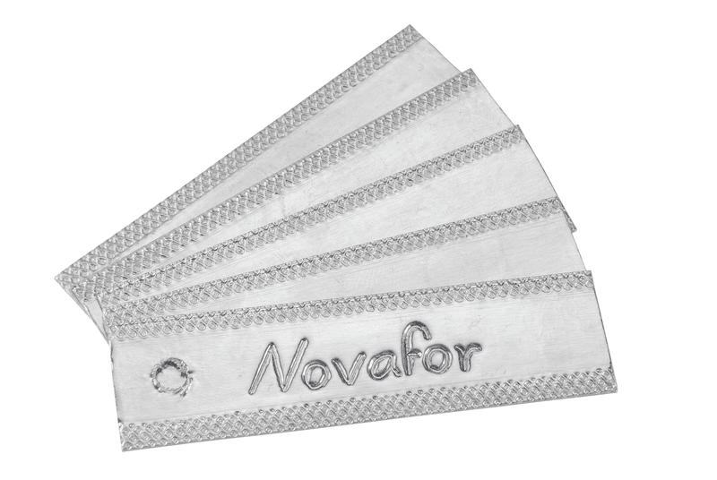 ALUMINUM LABELS - 100 UNITS