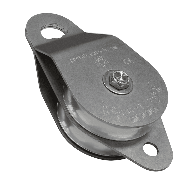 DOUBLE PULLEY WITH SWIVEL PCA-1273