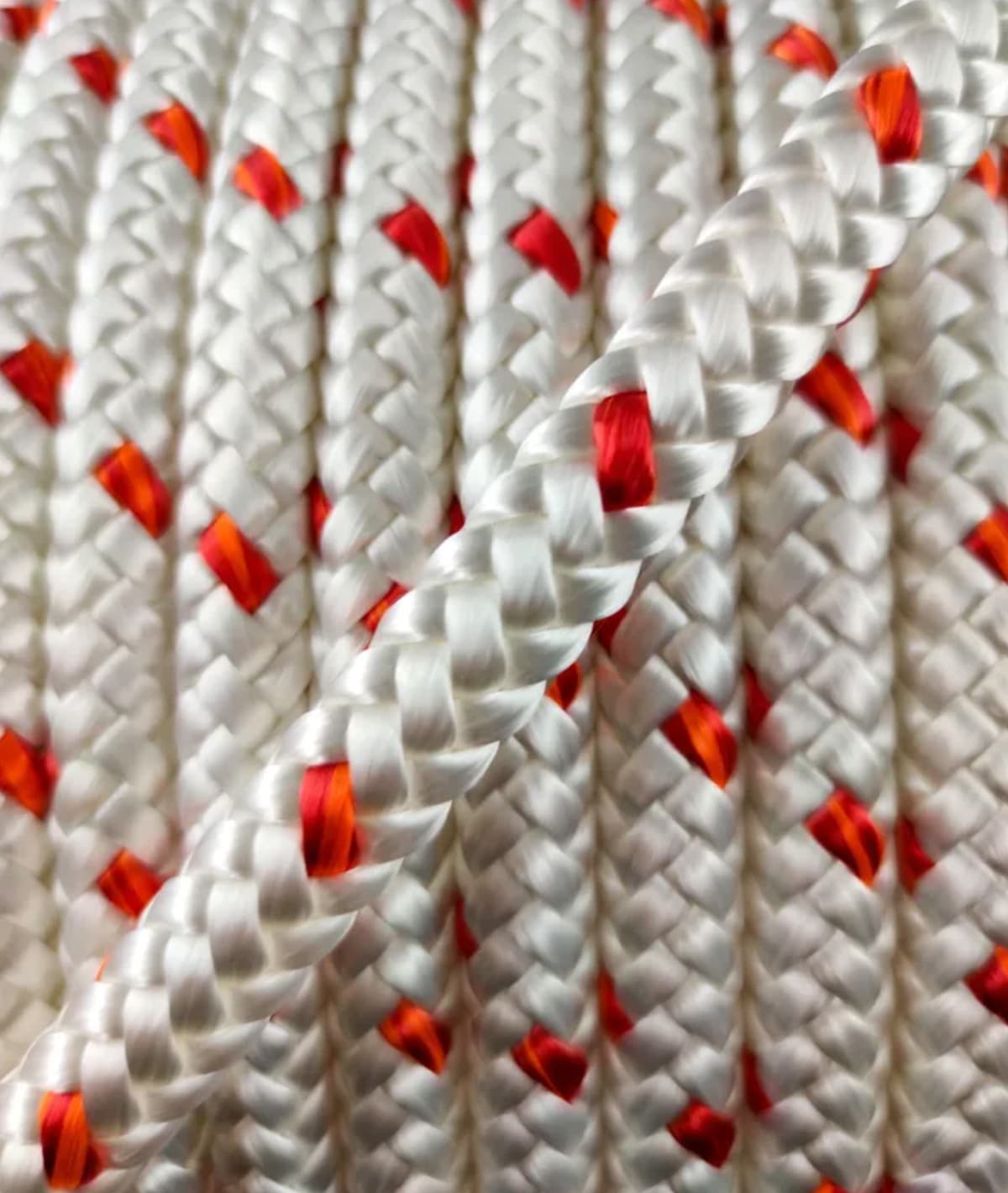 CORDE D'ABATTAGE XTZ-12 BLANC-ROUGE 16MM