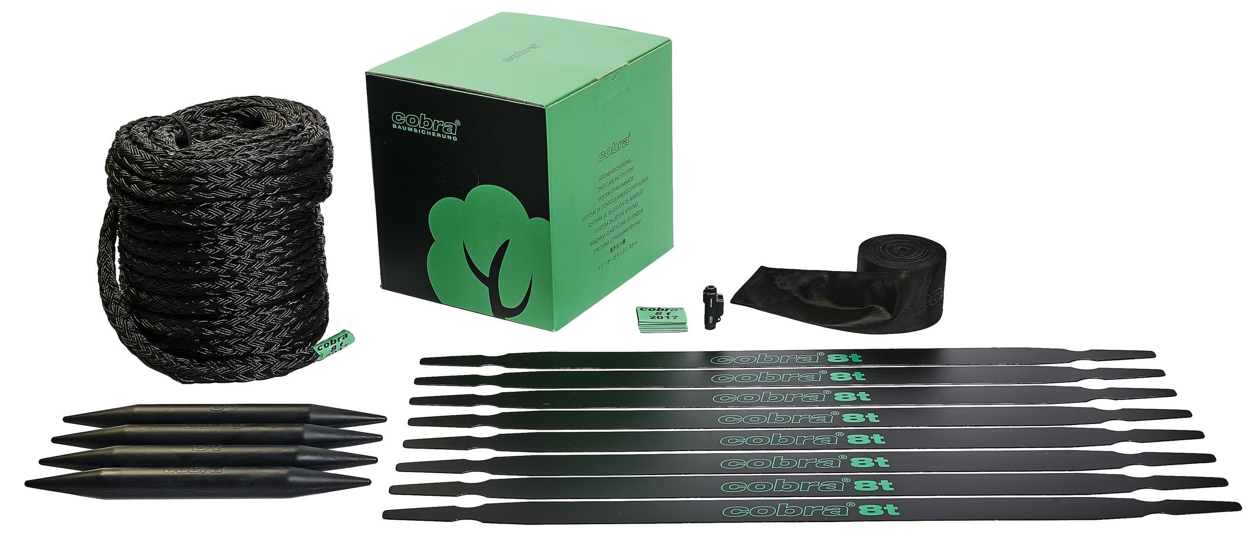 ENSEMBLE DE 4 HAUBANAGES 8T DE COBRA