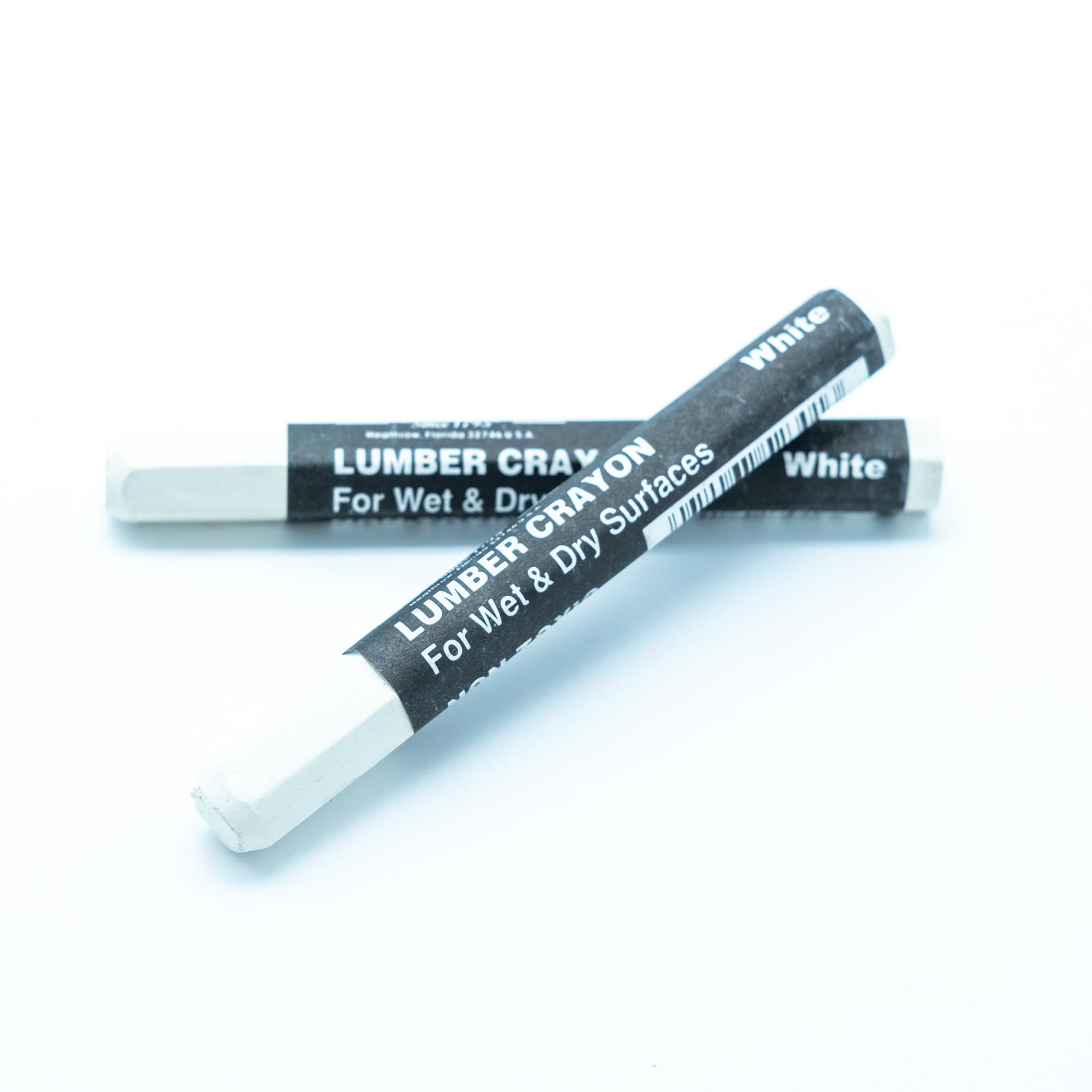 CRAYONS DE CIRE GRAS DE DIXON, BLANC - PAQUET DE 12