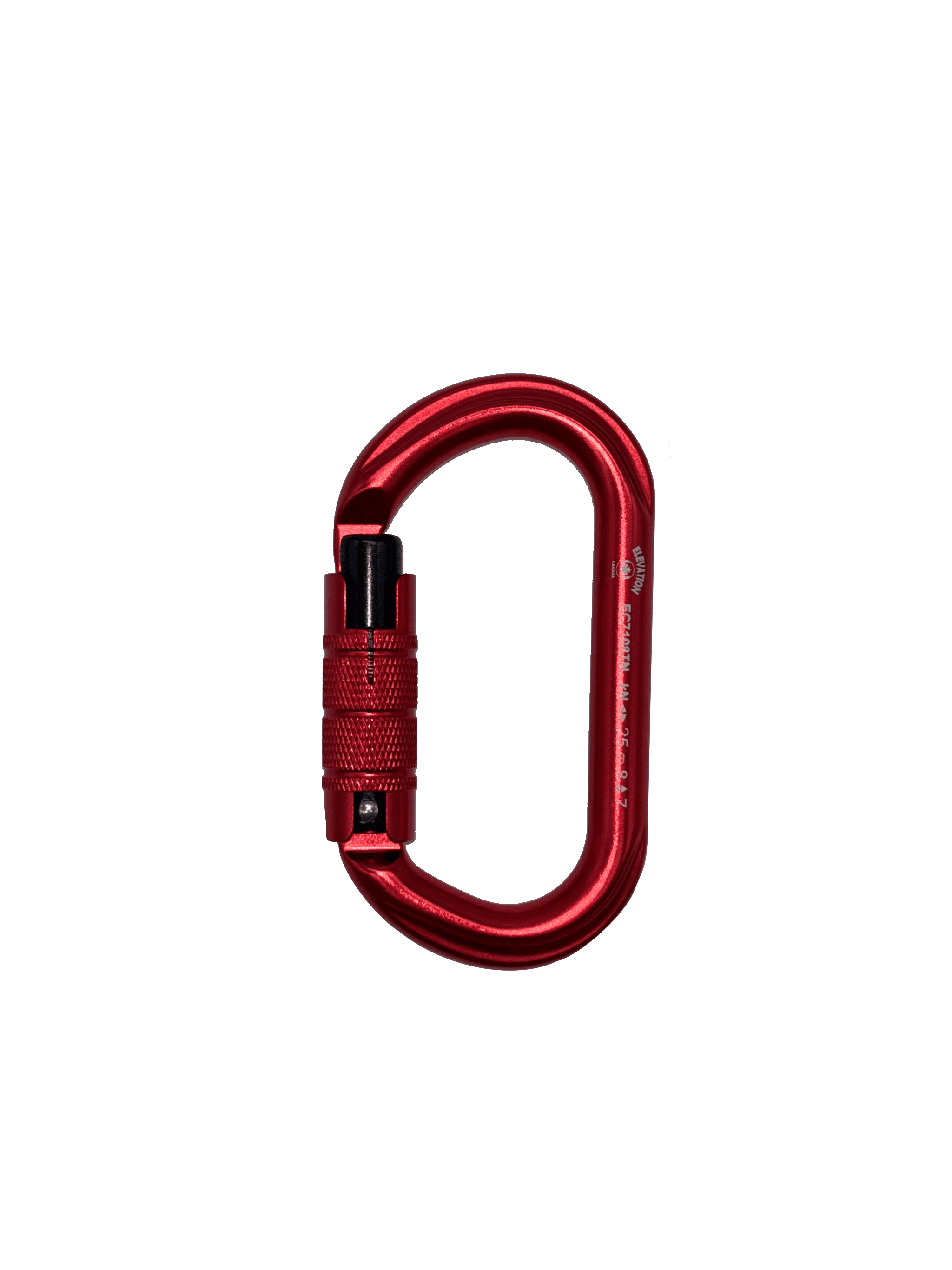 3 -LOCKS OVAL CARABINER - 25 KN