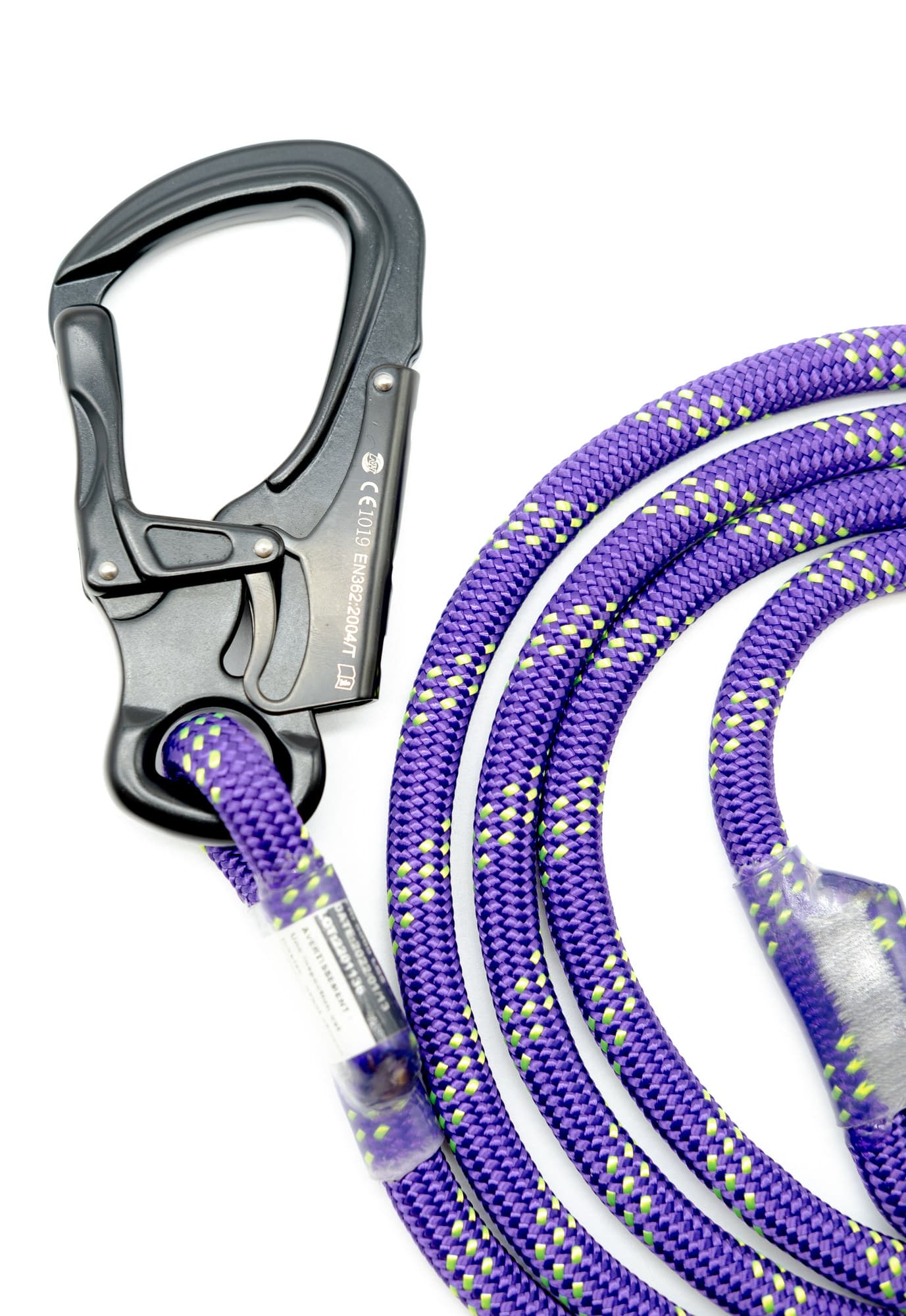 POSITIONING LANYARD ALU. HOOK - 8 FT