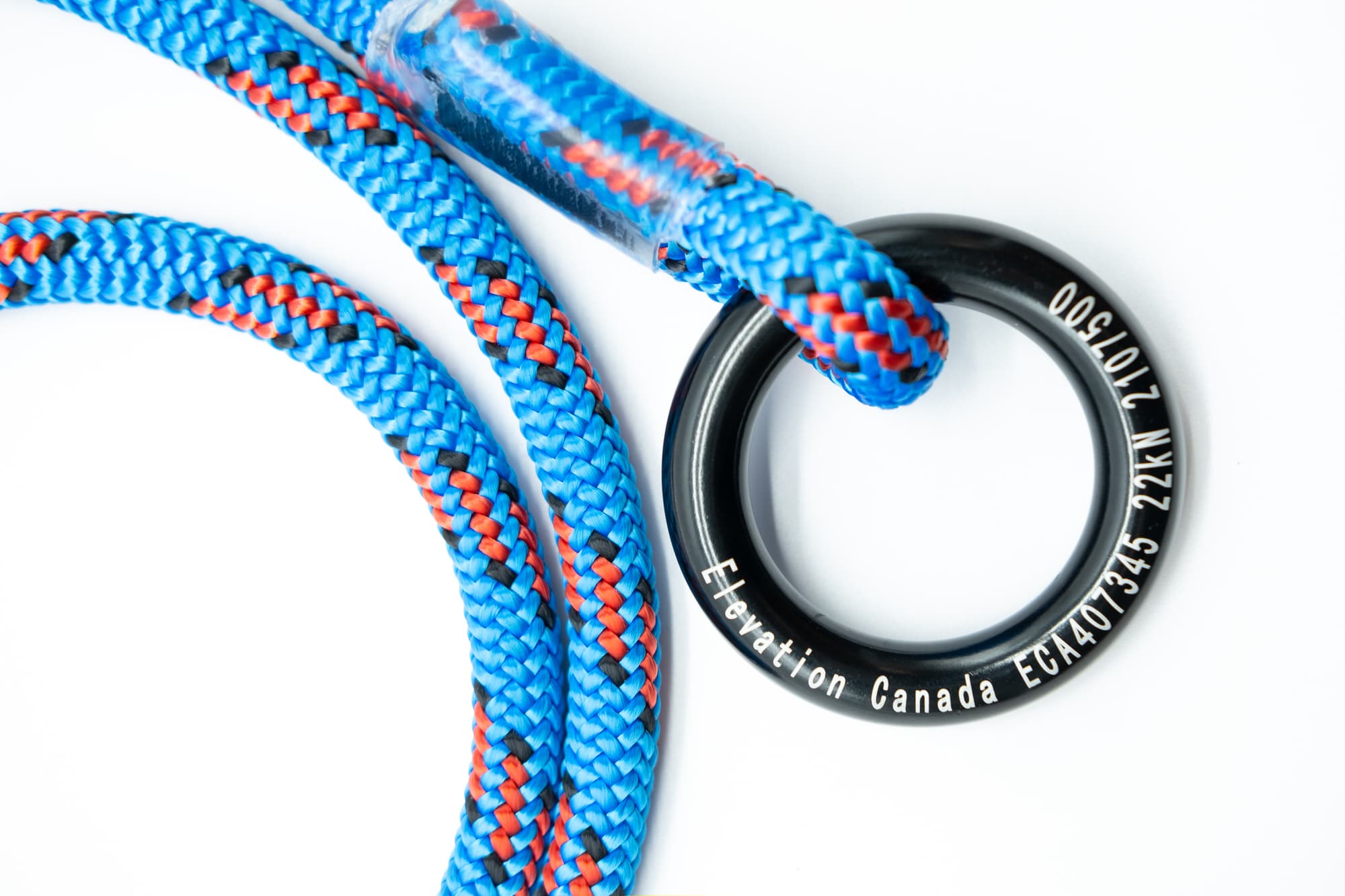 ROPE + FRICTION SAVER + RINGS - 5 FT