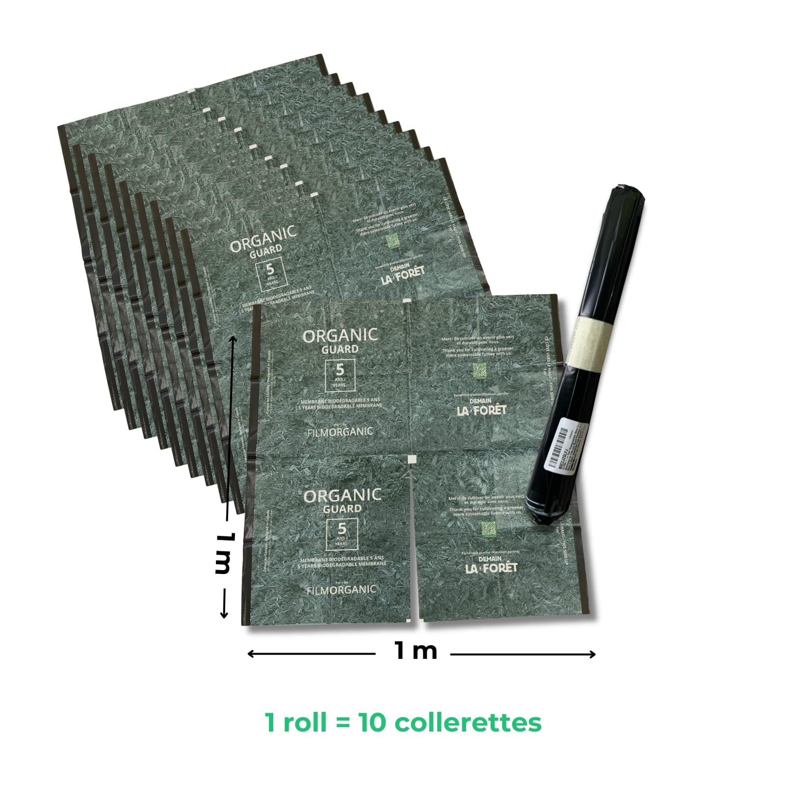 BIODEGRADABLE 5 YEARS MULCH MEMBRANE QTY 10-89