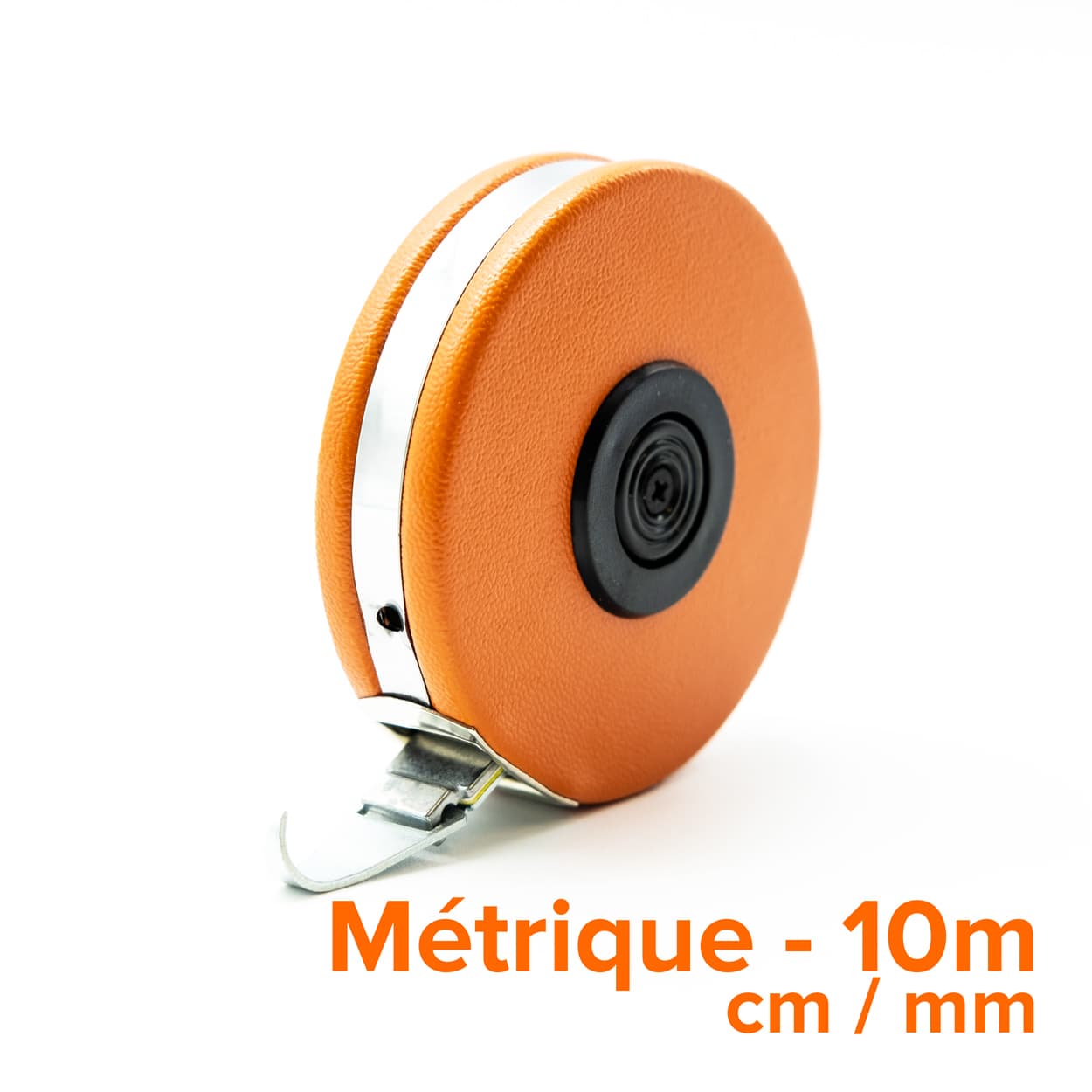 RICHTER 349D CIRCUMFERENTIAL TAPE, 10 METRES – METRIC, WHITE LACQUERED STEEL