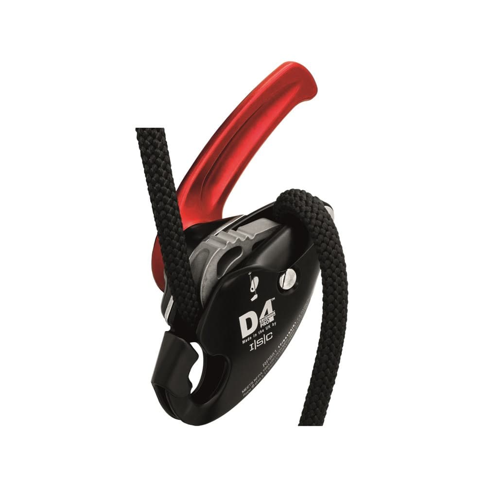 ISC D4 WORK / RESCUE DESCENDER - BLACK