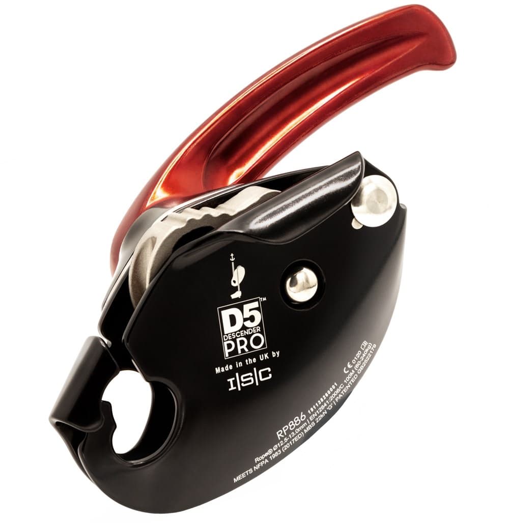 D5 PRO DESCENDER BLACK WITH RED HANDLE