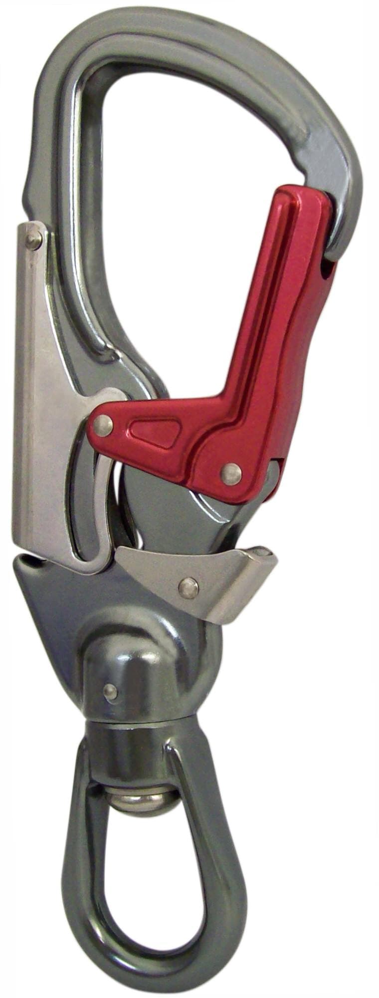 TRIPLE-ACTION SWIVEL SNAPHOOK ALU. 27KN