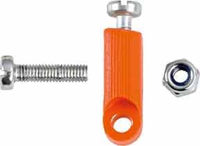FASTENER WITH BOLT AN SCREW