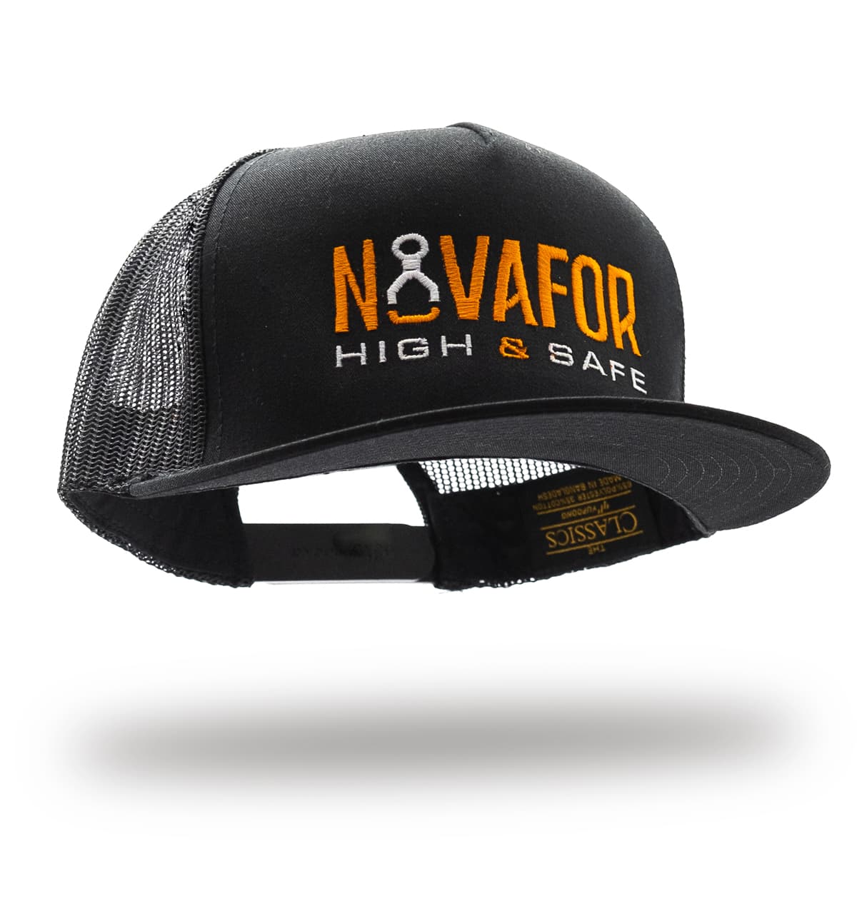 BASEBALL HAT WITH LOGO NOVAFOR - BLACK