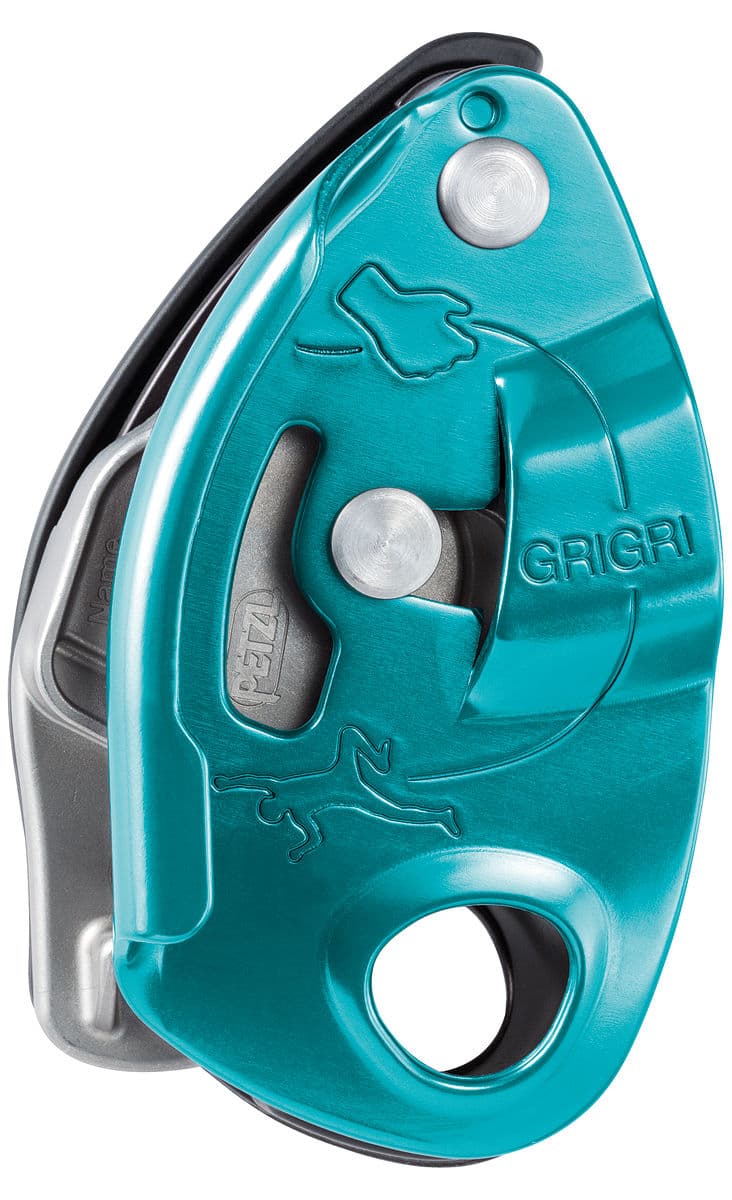 GRIGRI® BELAY DEVICE WITH CAM-ASSISTED BLOCKING