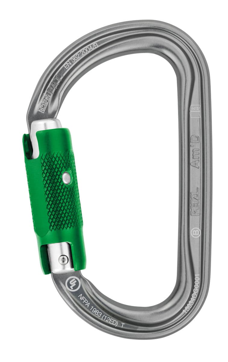 ASYMMETRIC PETZL AM’D PIN-LOCK CARABINER