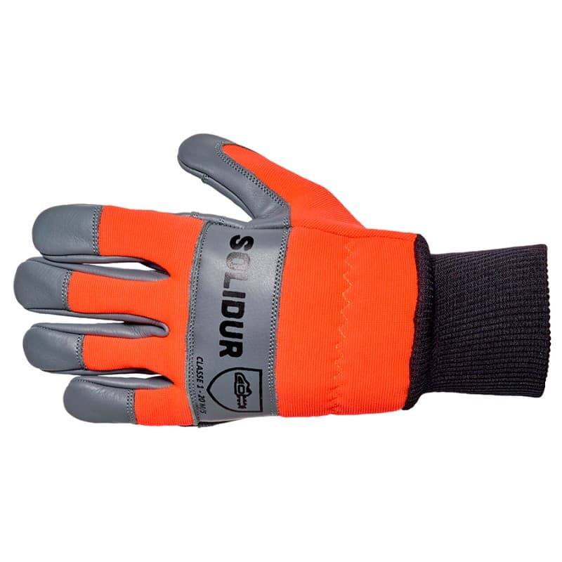 CHAIN SAW PROTECTION GLOVES SOLIDUR CLASS 1