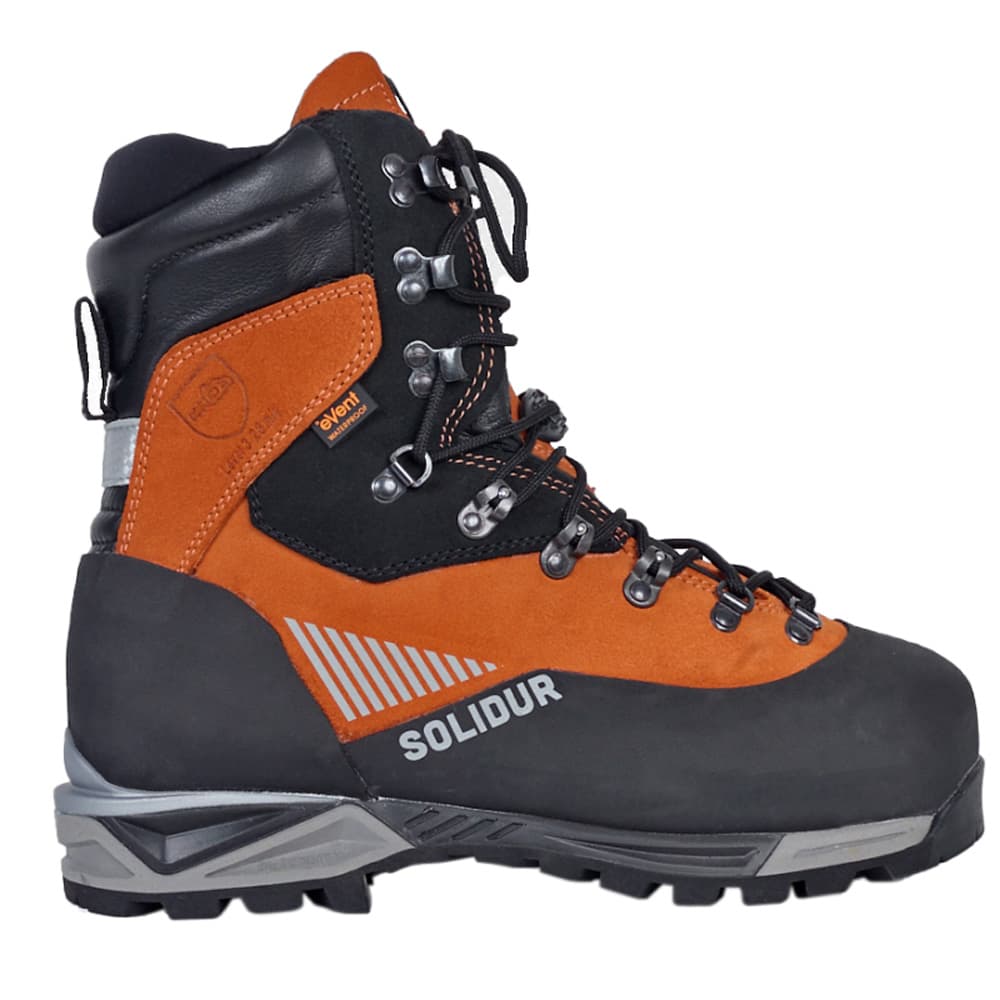 SOLIDUR'S LOGWOOD S3 CHAINSAW PROTECTIVE BOOTS