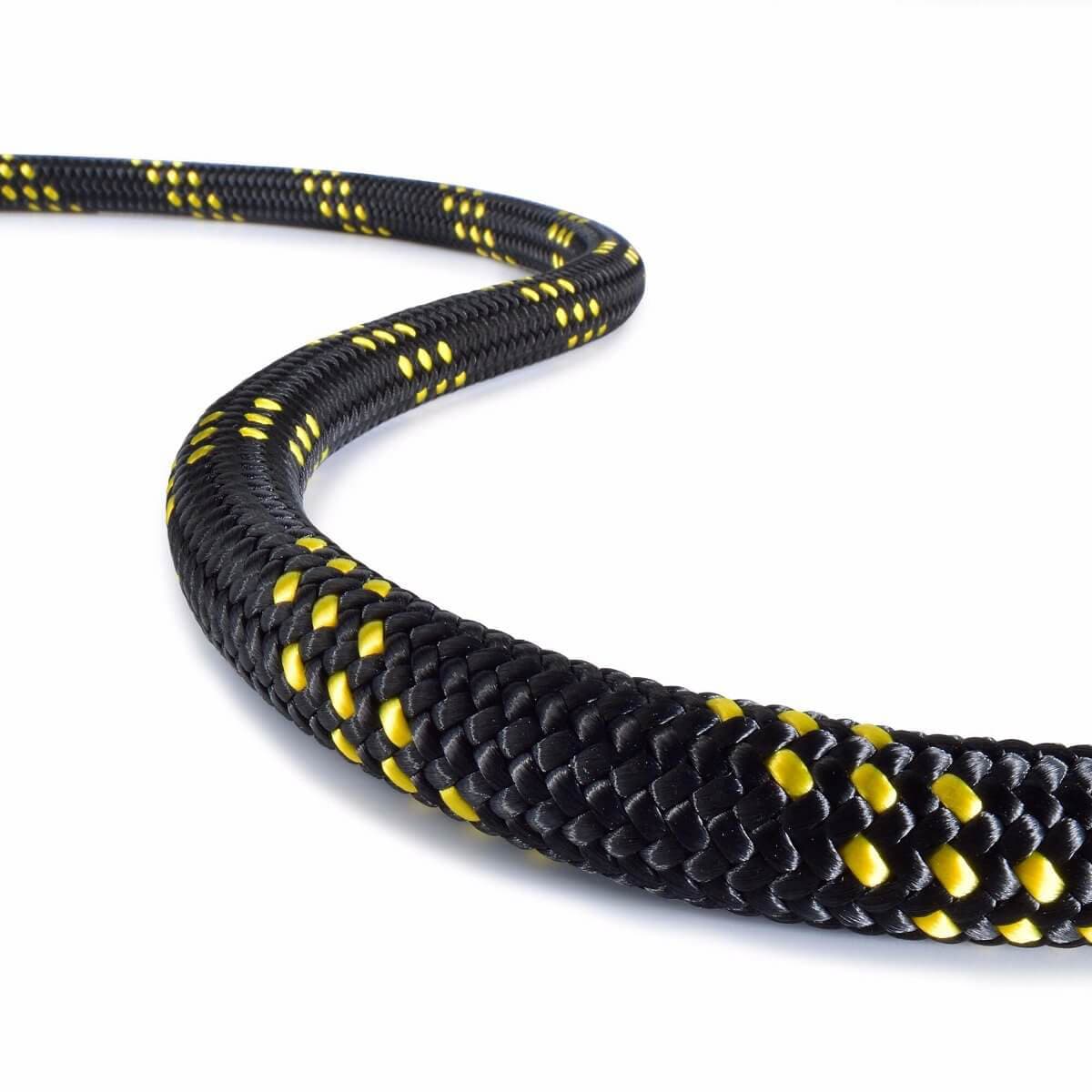CORDE STATIQUE KM III MAX, NOIR & JAUNE - 7/16"